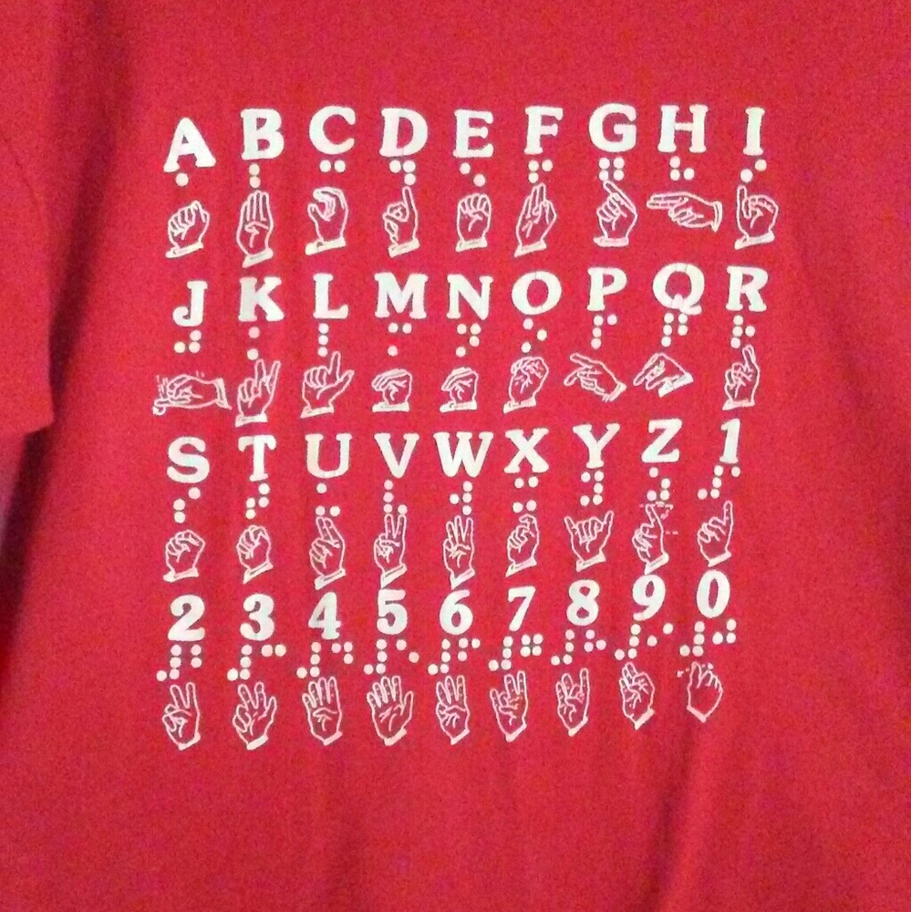 American Sign Alphabet Tee
